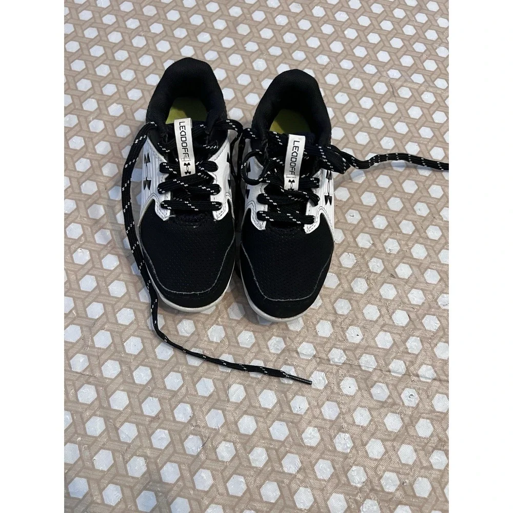 Under Armour Kids Black and White Athletic Sneakers